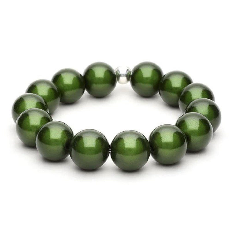 Olive Silber 14mm