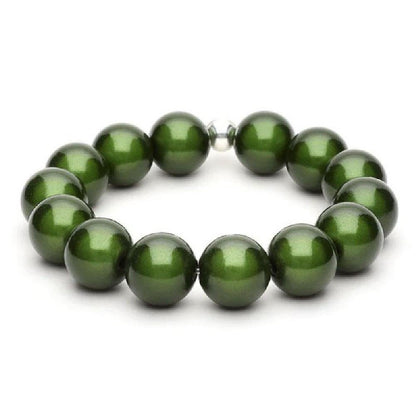 Olive Silber 14mm