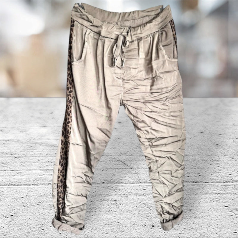 Jogg Pant "SHINY LEO", beige