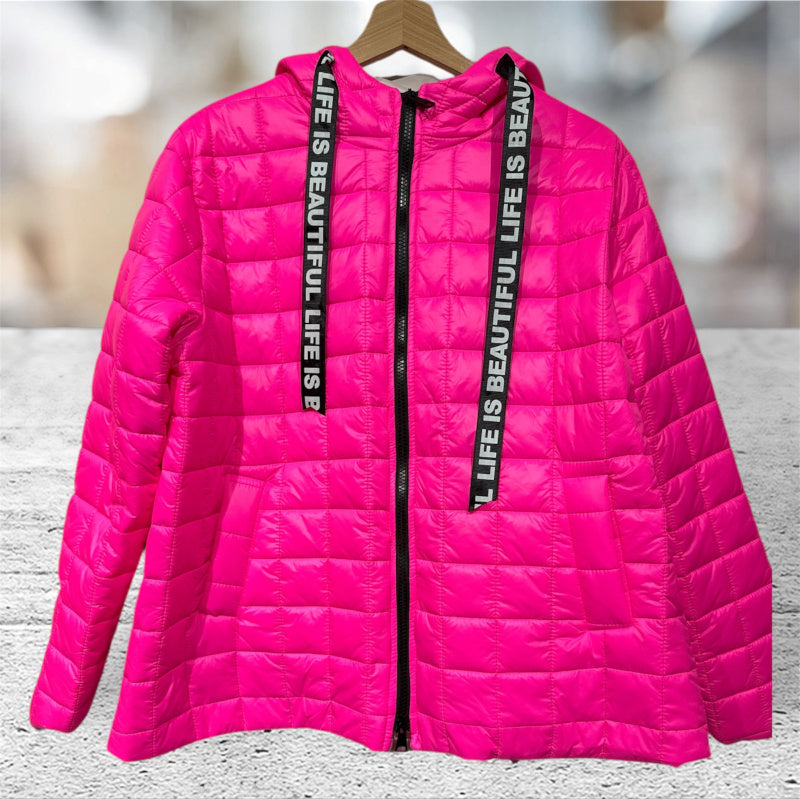 Steppjacke "BEAUTIFUL", neonpink