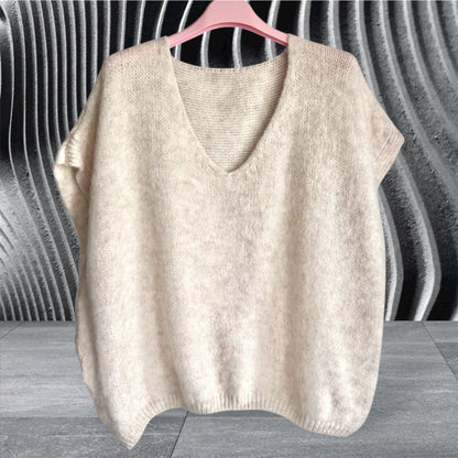 Pullunder V-Neck "TACY", in 3 Farben (Pullover ohne Arm)