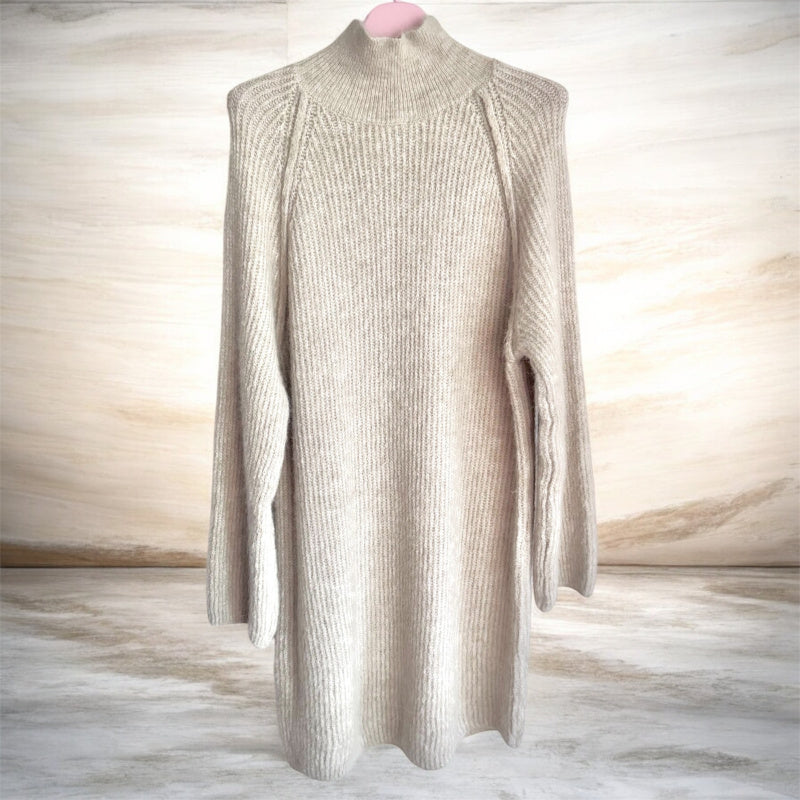 Long Pullover "ALPACA", beige