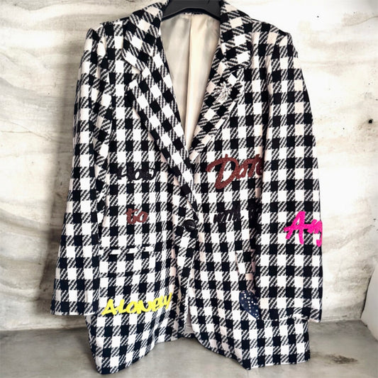 Exklusiv Woll Blazer "VICHY"