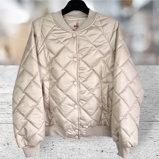 gesteppte Bomberjacke "RAISE PUFFY", champagner