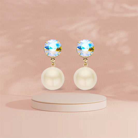 BIBA Ohrringe "REFLECTIVE BUBBLES", cream