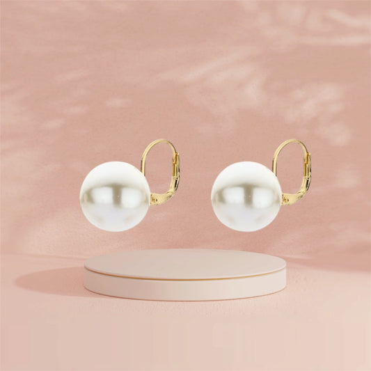 BIBA Ohrringe mit Brisur "CHARMING PEARLS", cream