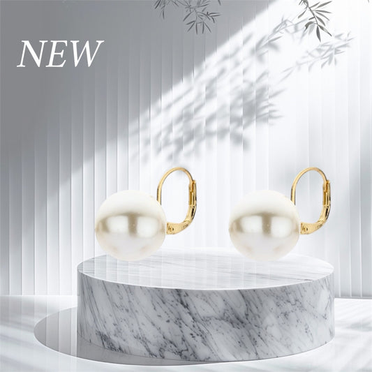 BIBA Ohrringe mit Brisur "CHARMING PEARLS", cream