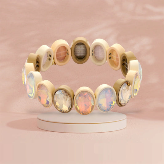BIBA Armband "SPARKLY STATEMENTS IV", beige