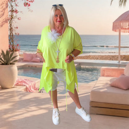Tunika "SUMMER GLAM", neongelb
