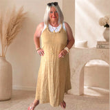 Maxikleid "AGRA", camel