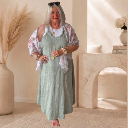 Maxikleid "AGRA", khaki
