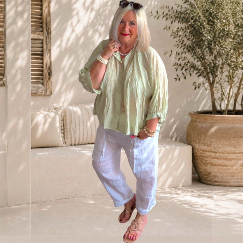 Bluse "DREAM", pistazie