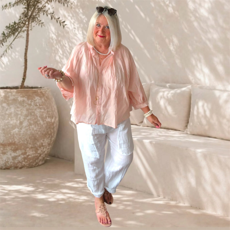 Bluse "DREAM", peach