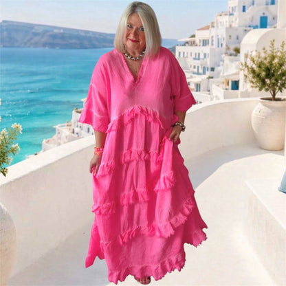 Maxi Kleid "SPIRIT FLY", neonpink