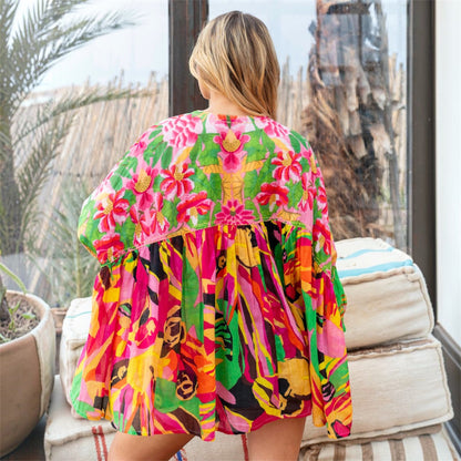 oversized Bluse "BIANCA" Modell 3, multi