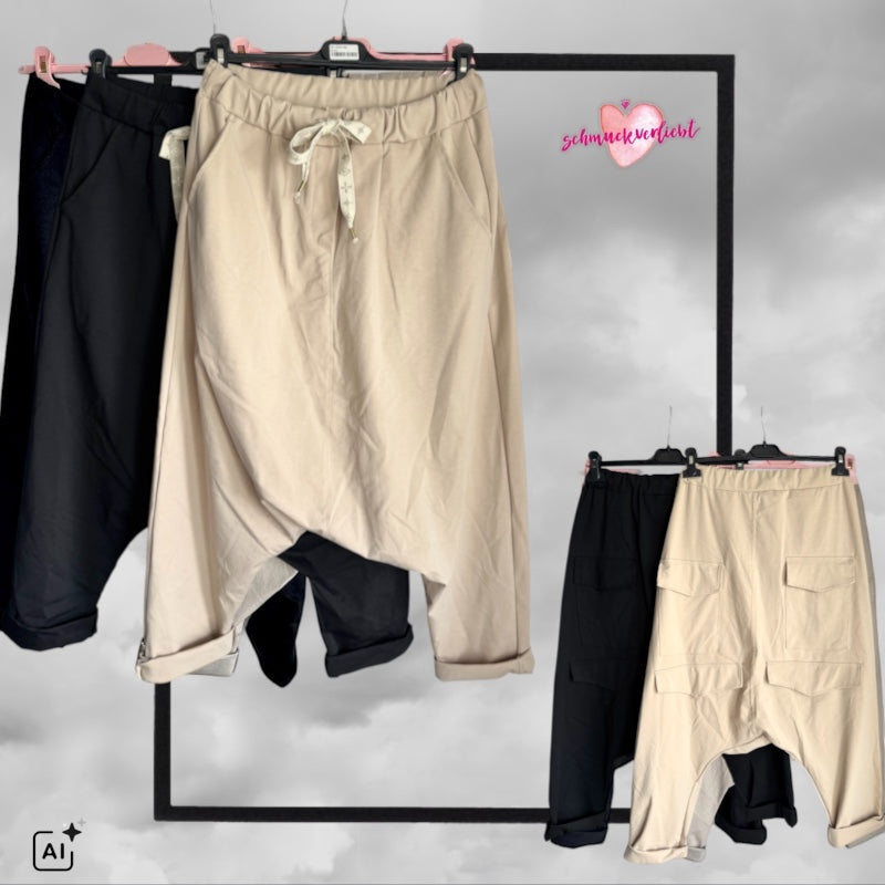 Baggy Hose „BACK FLAP“ ✦✼ mit Zierkordel