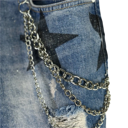 ROSE Jeans "STARS" mit Nieten und Ketten