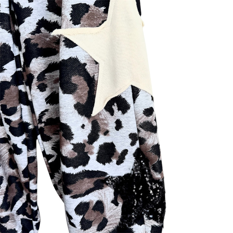 2-Teiler "ANIMAL with STARS", grau
