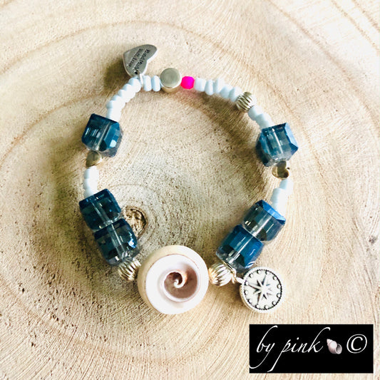 Pink Armband Muscheln