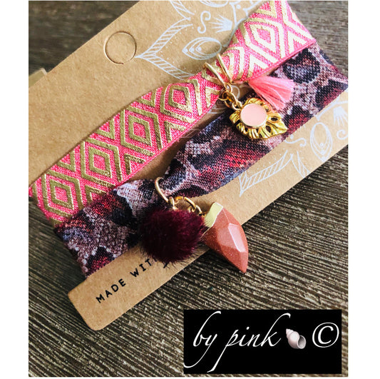Pink Armband Set Rosa