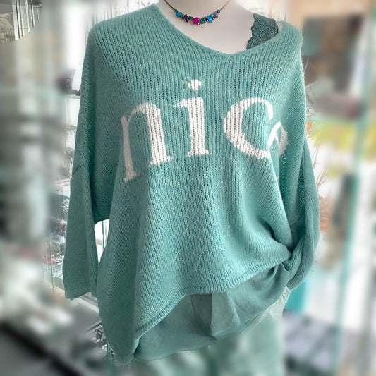Pulli Nice Türkis