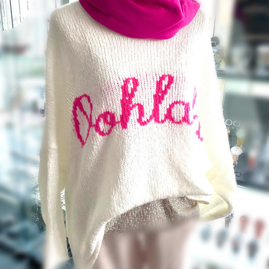 Pulli Oohlala Weiß