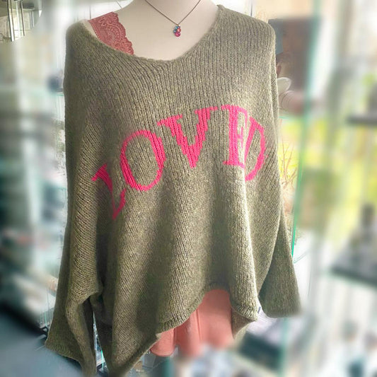Pulli Loved Khaki