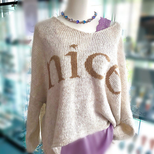 Pulli Nice Beige