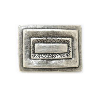 Rechteck Gestapelt Silber
