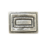 Rechteck Gestapelt Silber