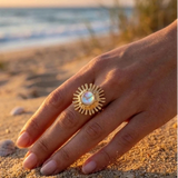 Ring "GLOWING SUN"