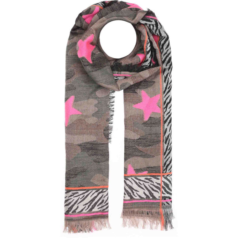 Schal Insa Khaki Pink