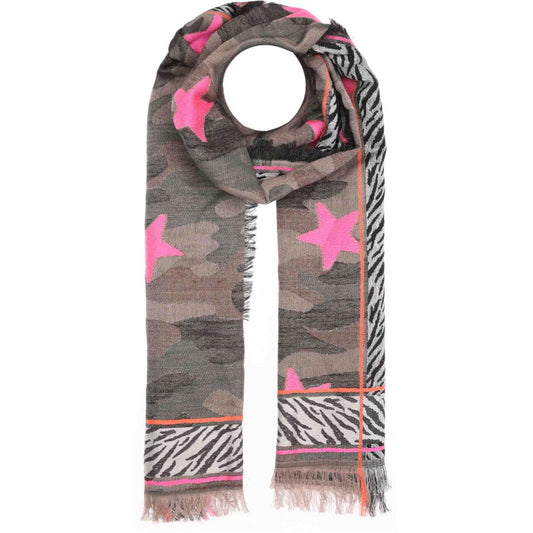 Schal Insa Khaki Pink