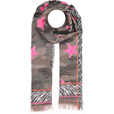 Schal Insa Khaki Pink