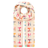 Schal H Musterbunt 4012 Beige