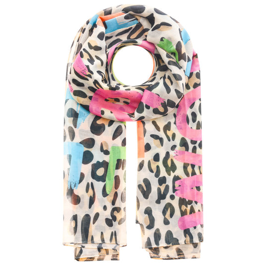 Schal Leowonderfullife Beige 1
