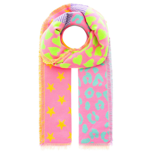 Schal Mustermix 4014 Pink