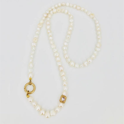 Schautime Kette Perle Gold 1