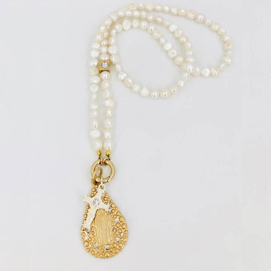 Schautime Kette Perle Gold 2