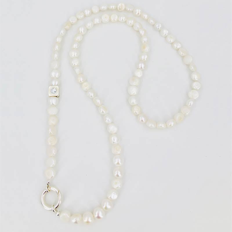 Schautime Kette Perle Silver 1