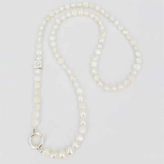 Schautime Kette Perle Silver 1