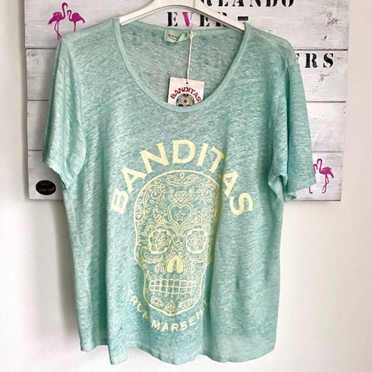 Shirt Skull Mint