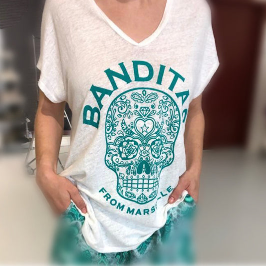 Shirt Skull Weiß 2