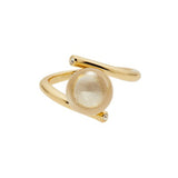 Solitär Ring Golden Love Champagner