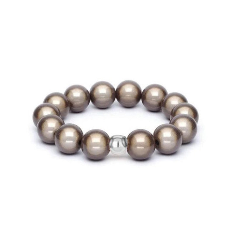 Taupe Silber 14mm