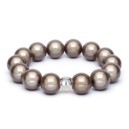 Taupe Silber 14mm