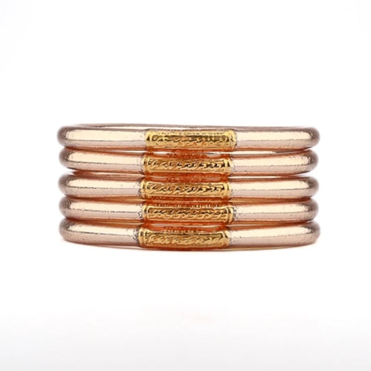 Maison IZEL - Buddhistisches Mantra Armband, Champagner • Gold
