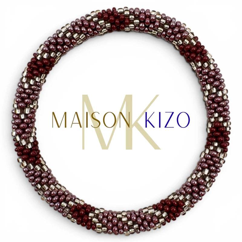 Maison KIZO - nepalesisches Roll-on Armband, taupe/schoko