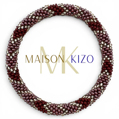 Maison KIZO - nepalesisches Roll-on Armband, taupe/schoko
