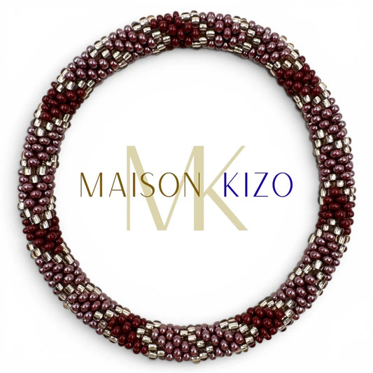 Maison KIZO - nepalesisches Roll-on Armband, taupe/schoko